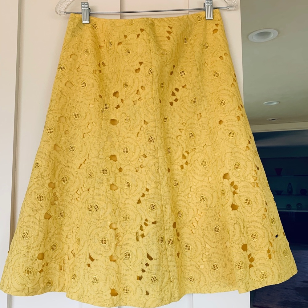 Vintage Lafayette 148 Linen Midi skirt